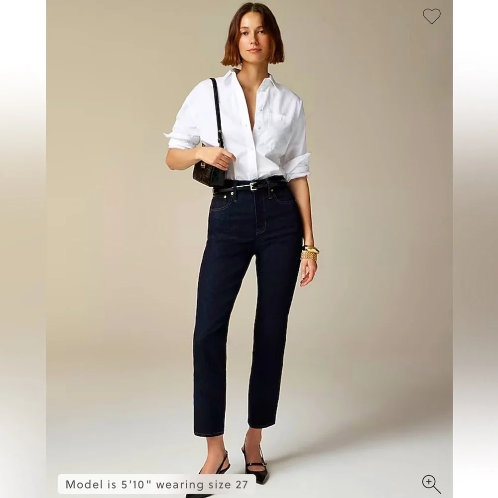 J. CREW Curvy high-rise slim jean in 2003 super-stretch sz.25 NWT